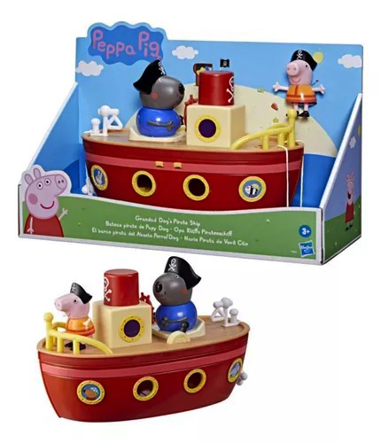 PEPPA PIG BARCO PIRATA DEL ABUELO PERRO