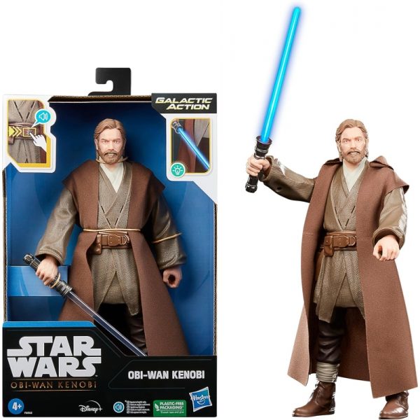 FIGURA DE ACCION STAR WARS OBI WAN KENOBI ARTICULADO