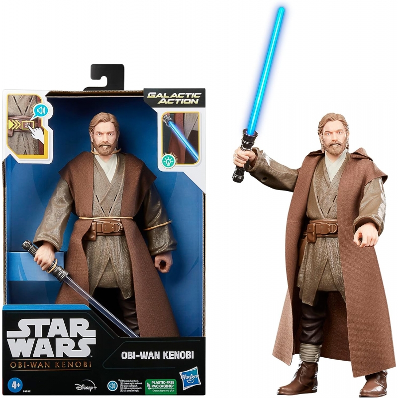 FIGURA DE ACCION STAR WARS OBI WAN KENOBI ARTICULADO