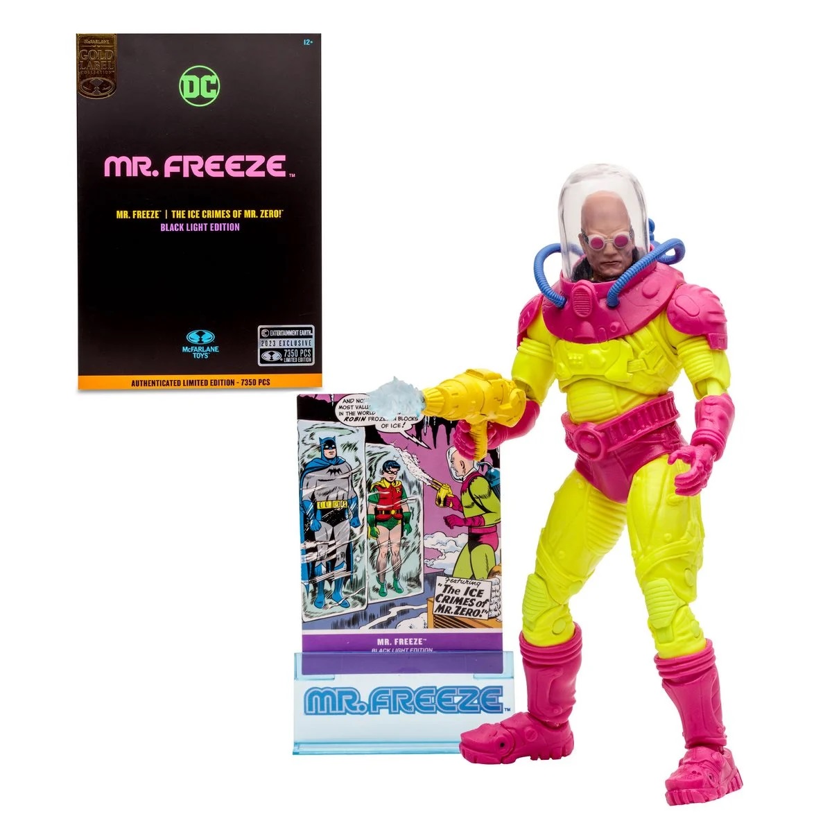 Mr Freeze Black Light Multiverse Gold Label Exclusive
