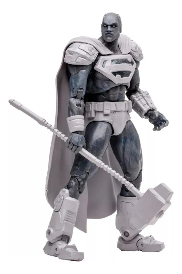 Figura Steel Reign Of The Supermen Capa Gris - Imagen 3