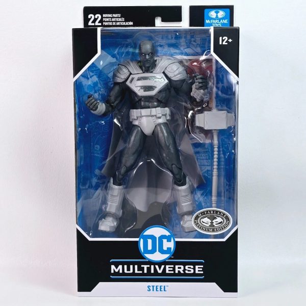 Figura Steel Reign Of The Supermen Capa Gris - Imagen 2