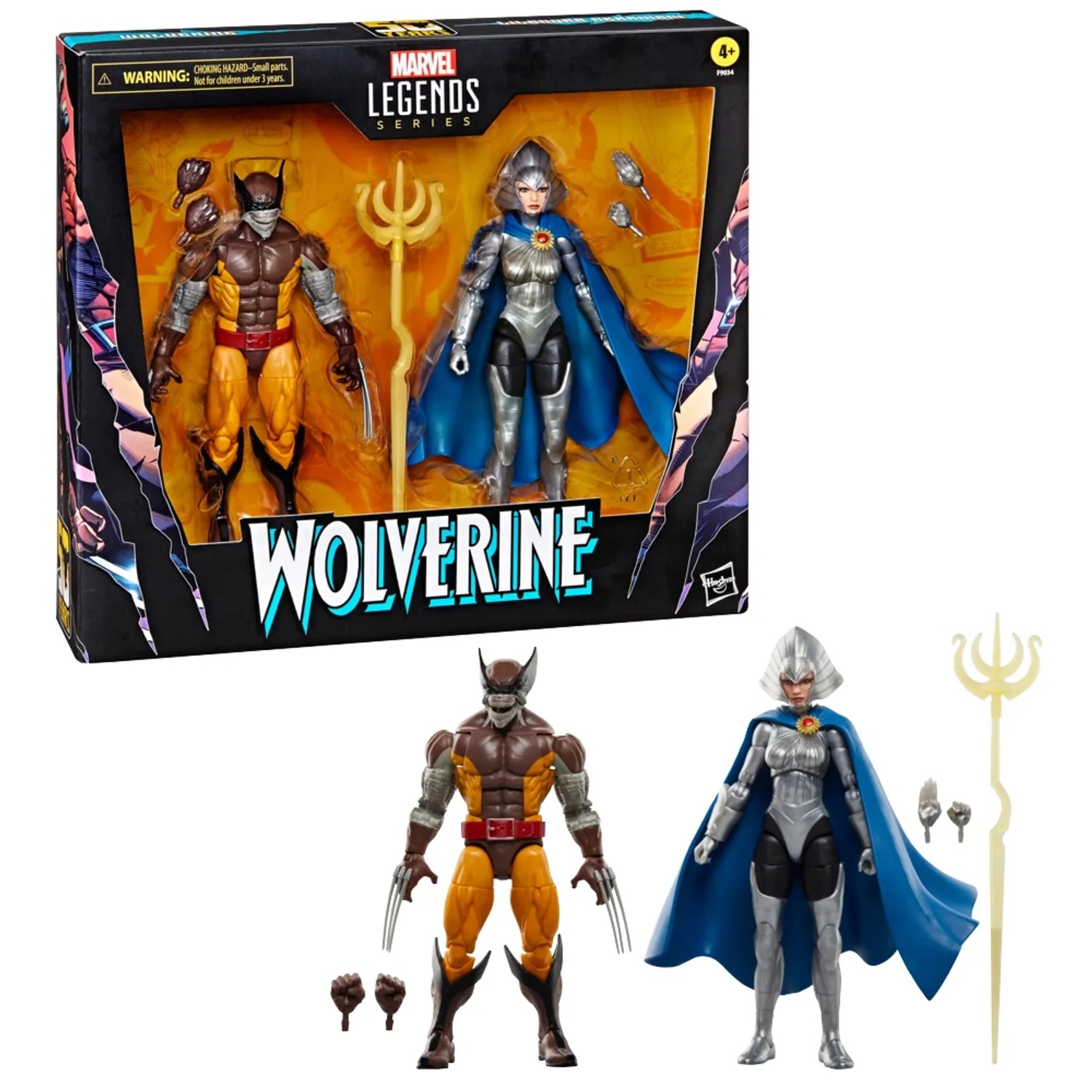 Figura Fan Marvel Legends Series Wolverine y Lilandra Neramani