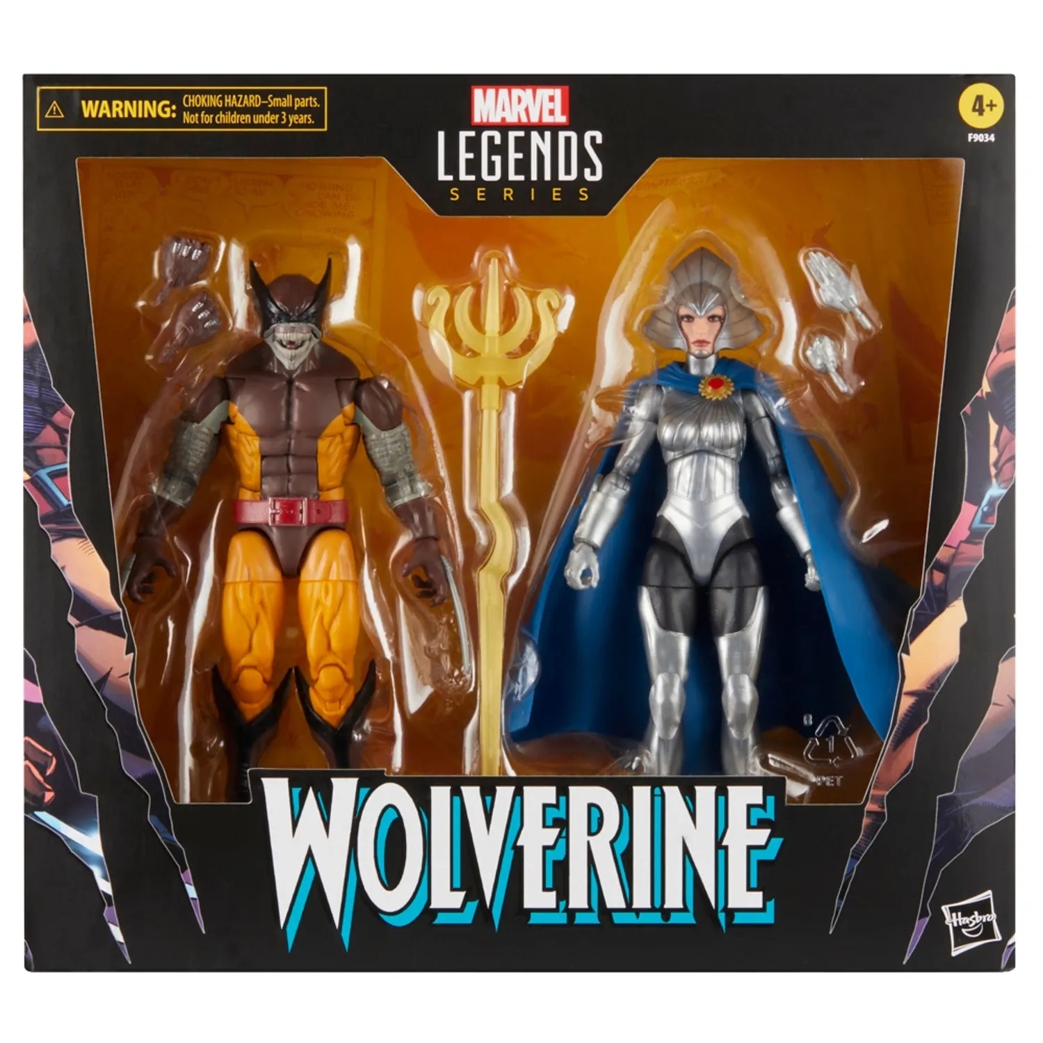 Figura Fan Marvel Legends Series Wolverine y Lilandra Neramani